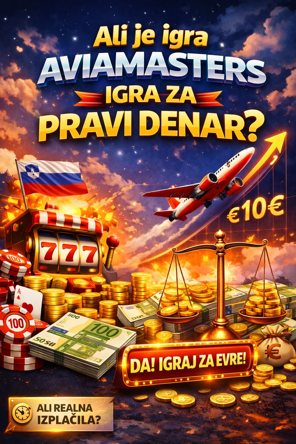 💶 Ali je Aviamasters igra za pravi denar?